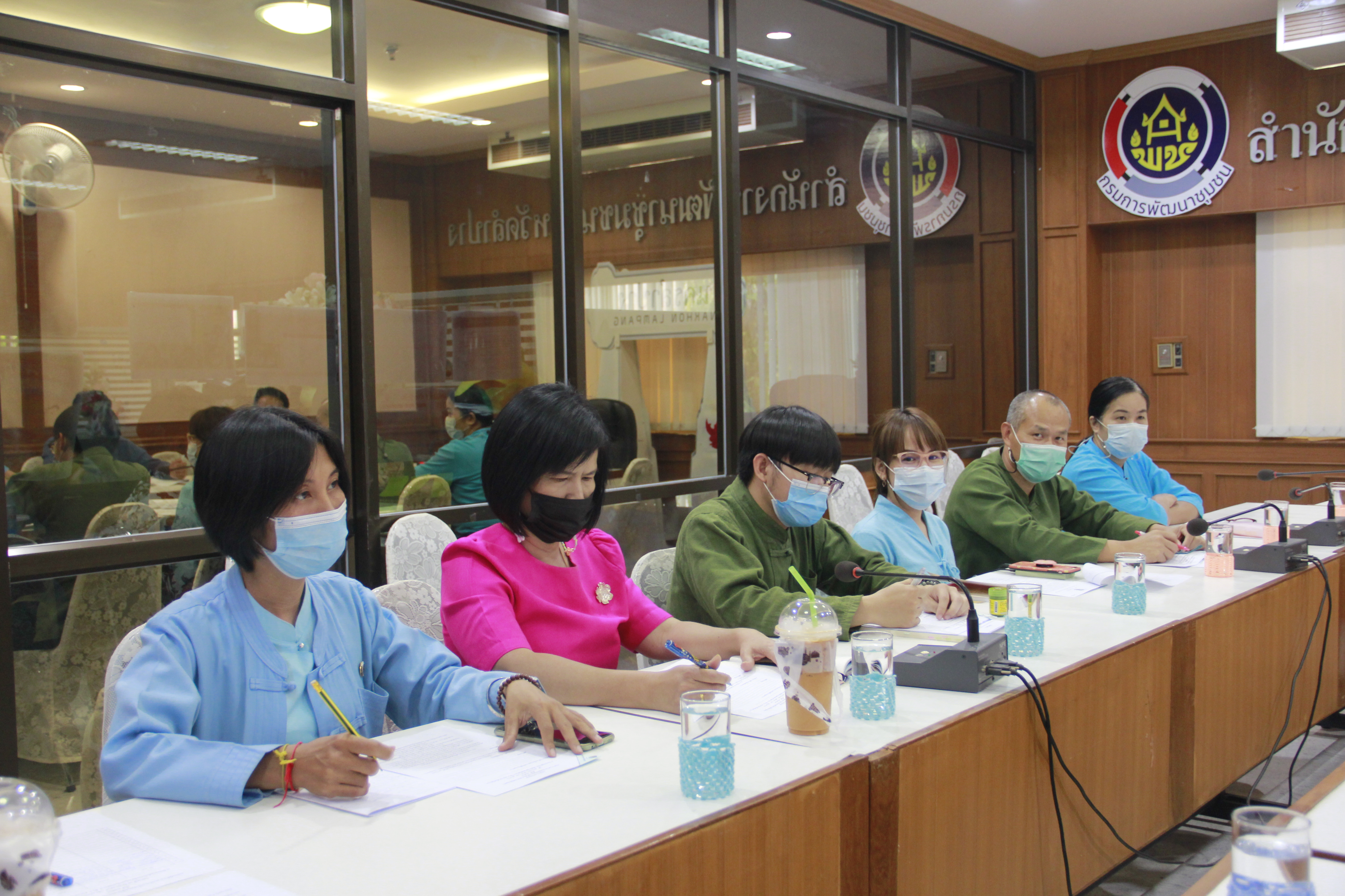 พช.ลำปาง ประชุมคณะทำงานสนับสนุนและติดตามผลการดำเนินงานกิจกรรมพัฒนาชุมชน