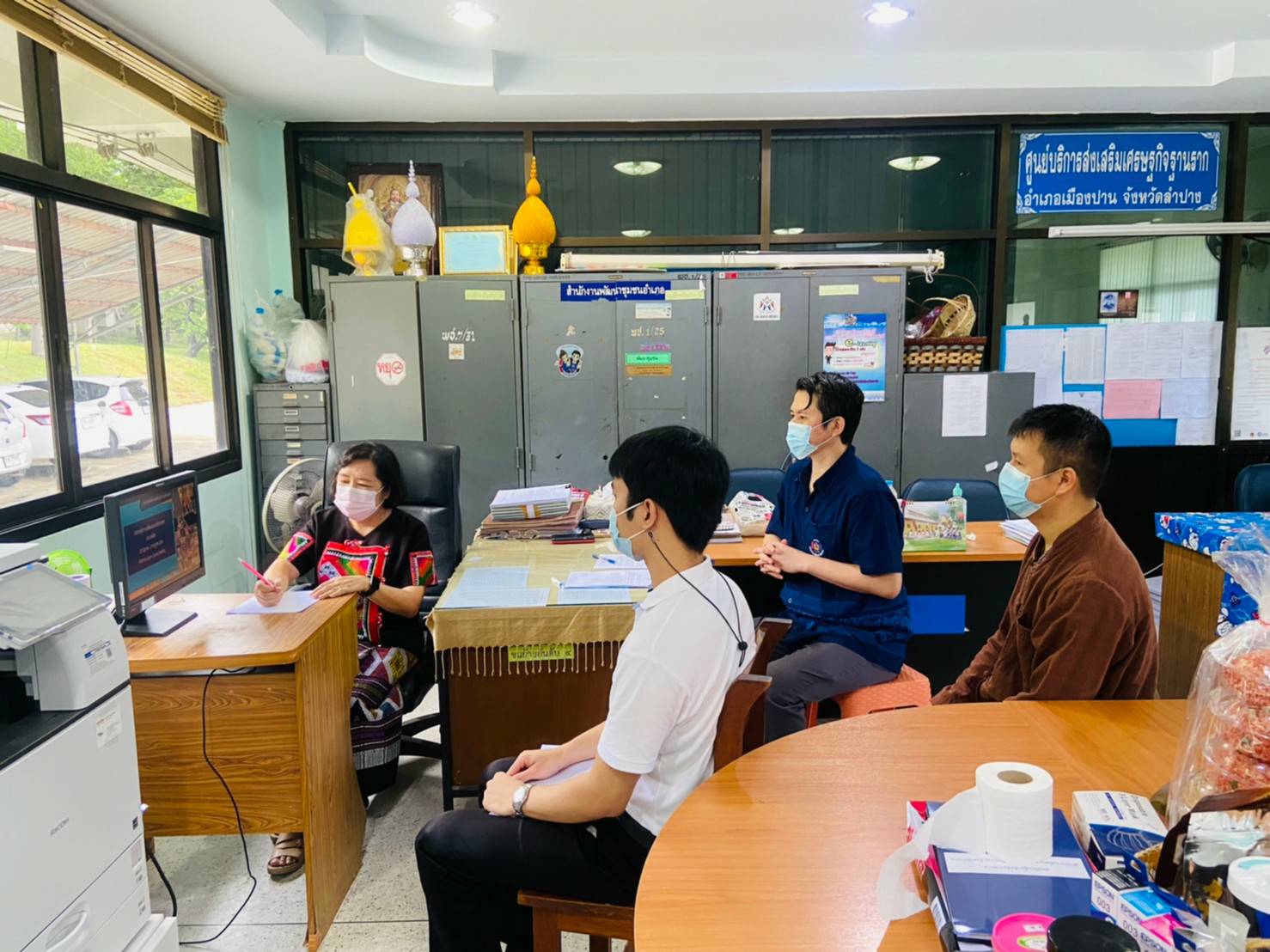 พช.ลำปาง ร่วมรับฟังการประชุมกรมการพัฒนาชุมชน ครั้งที่ 5/2564 ผ่านระบบวีดิทัศน์ทางไกล (Video Conference) และระบบ TV พช.