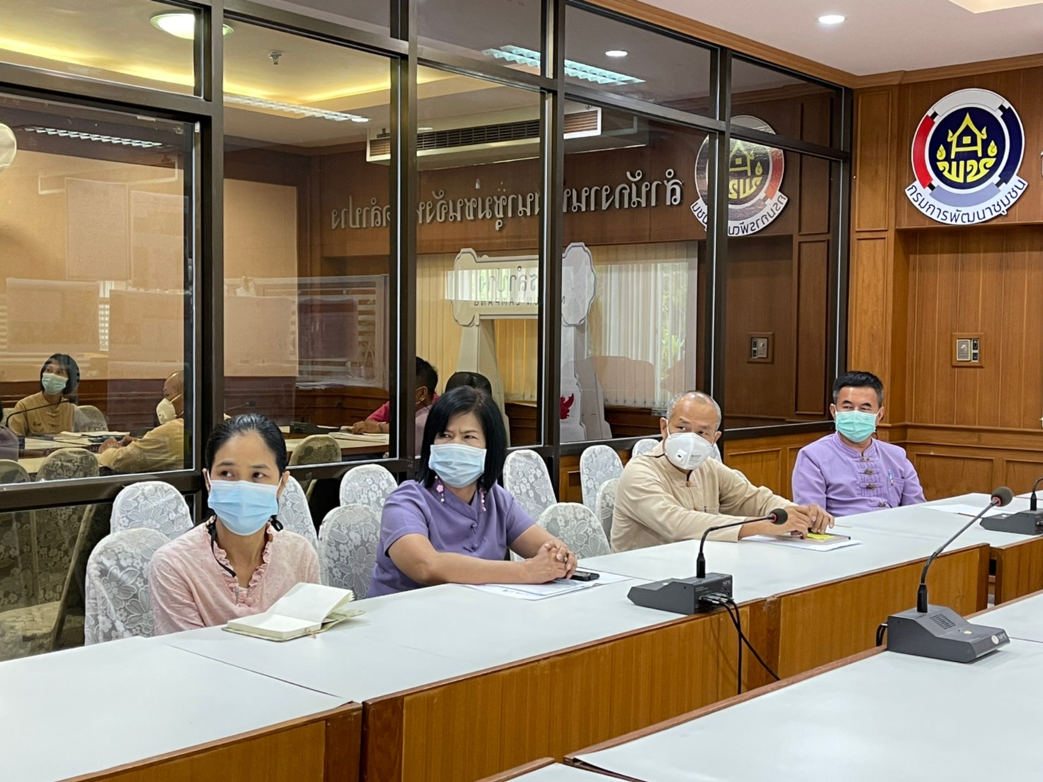 พช.ลำปาง ร่วมรับฟังการประชุมกรมการพัฒนาชุมชน ครั้งที่ 5/2564 ผ่านระบบวีดิทัศน์ทางไกล (Video Conference) และระบบ TV พช.