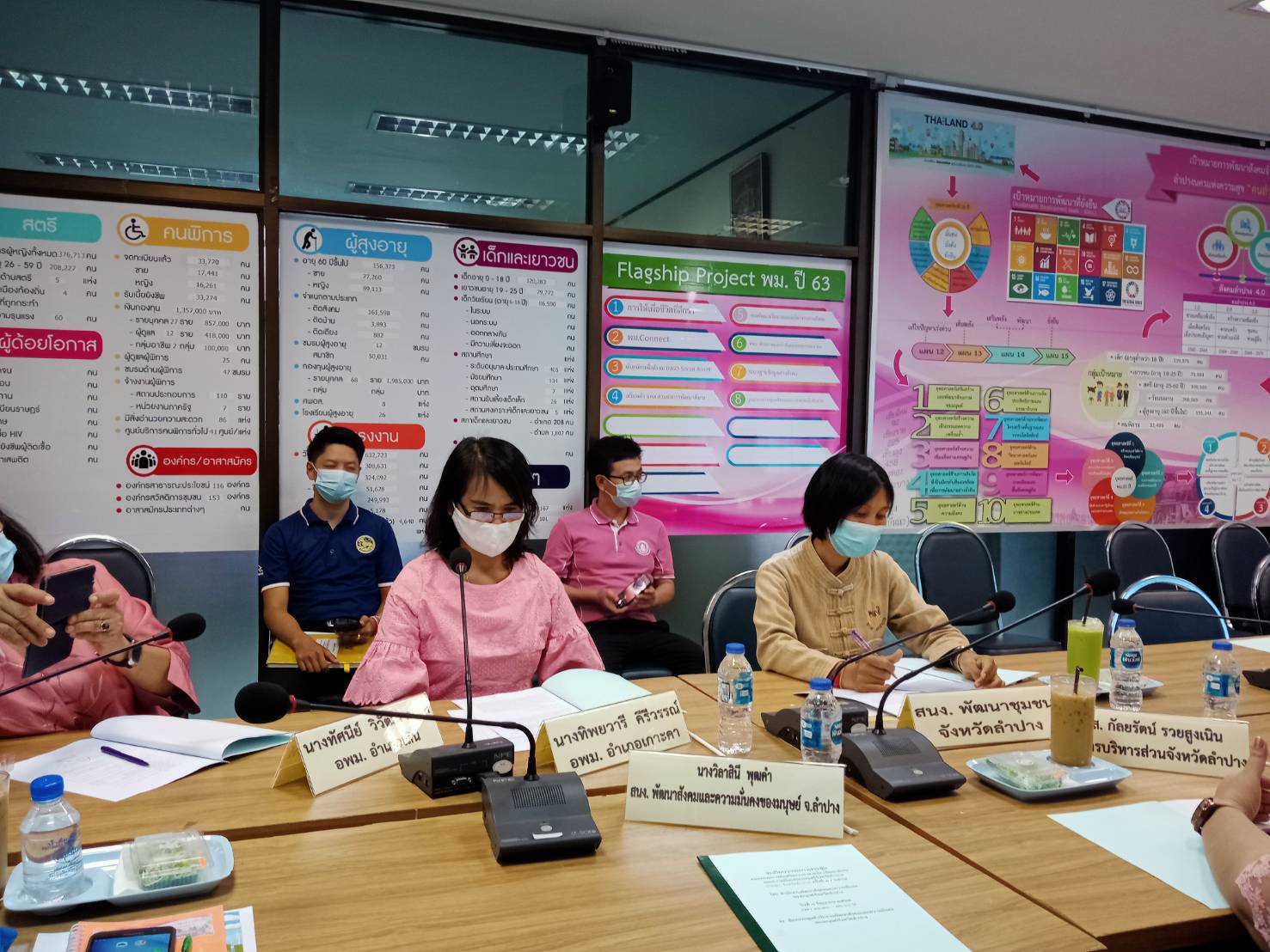 พช.ลำปาง ร่วมประชุมคณะกรรมการส่งเสริมงานอาสาสมัครพัฒนาสังคมและ ความมั่นคงของมนุษย์จังหวัดลำปาง (กอพม.จังหวัดลำปาง) ครั้งที่ 1/2564