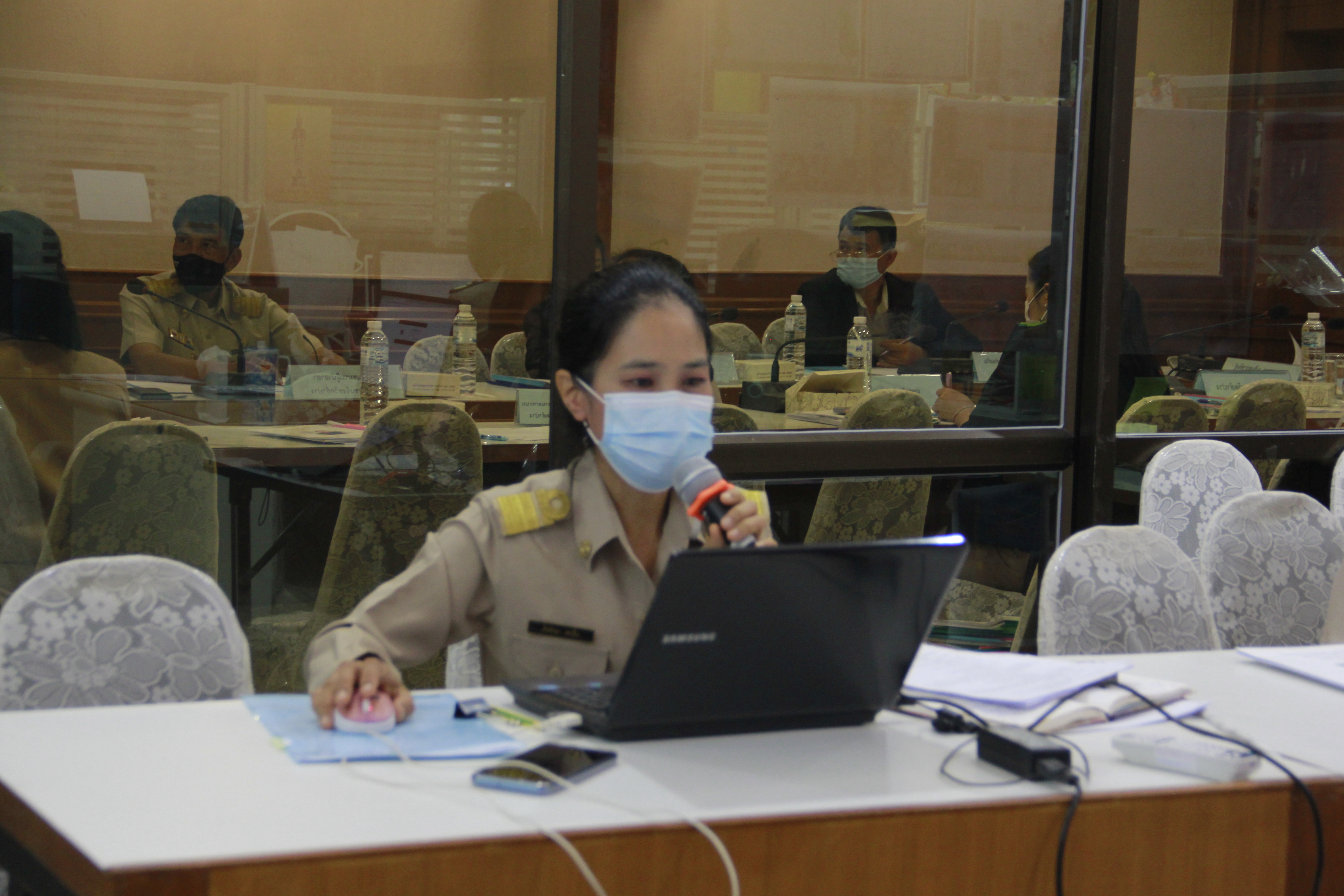 พช. ลำปาง ดำเนินการประชุมคณะกรรมการรับรองมาตรฐานการพัฒนาชุมชนจังหวัด (มชช.) ประจำปี 2564