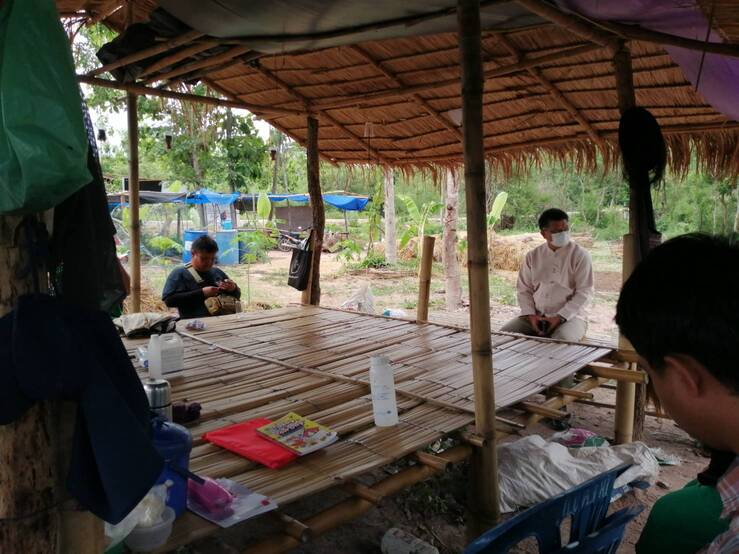 ผู้บริหาร พช.ลำปางลงพื้นที่ติดตามสนับสนุนการขับเคลื่อนโครงการพัฒนาพื้นที่ต้นแบบเพื่อการพัฒนาคุณภาพชีวิตตามหลักทฤษฎีใหม่ประยุกต์สู่ “โคก หนอง นา โมเดล” (โคก หนอง นา พช.)