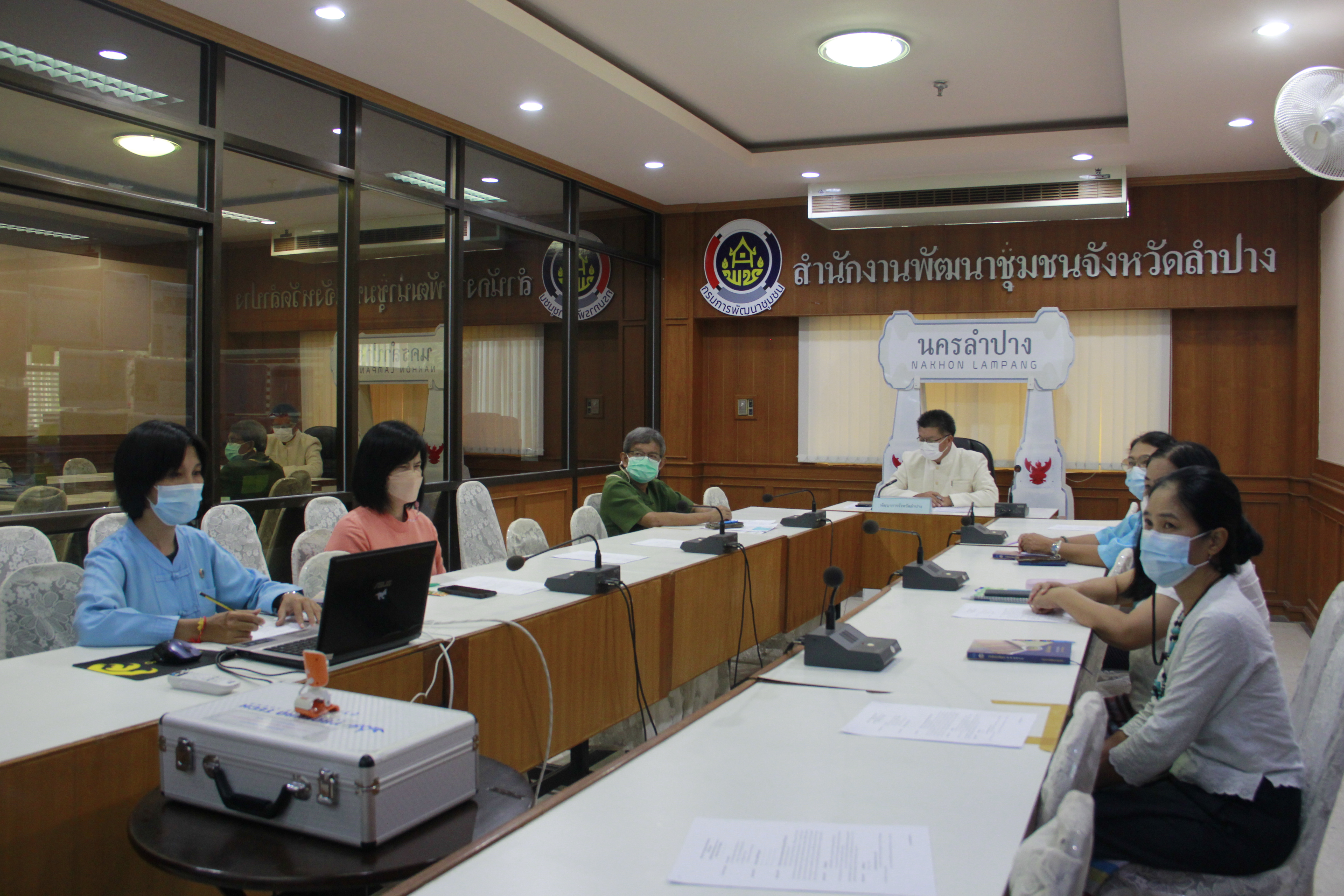 พช.ลำปาง ร่วมประชุมกรมการพัฒนาชุมชน ครั้งที่ 8/2564