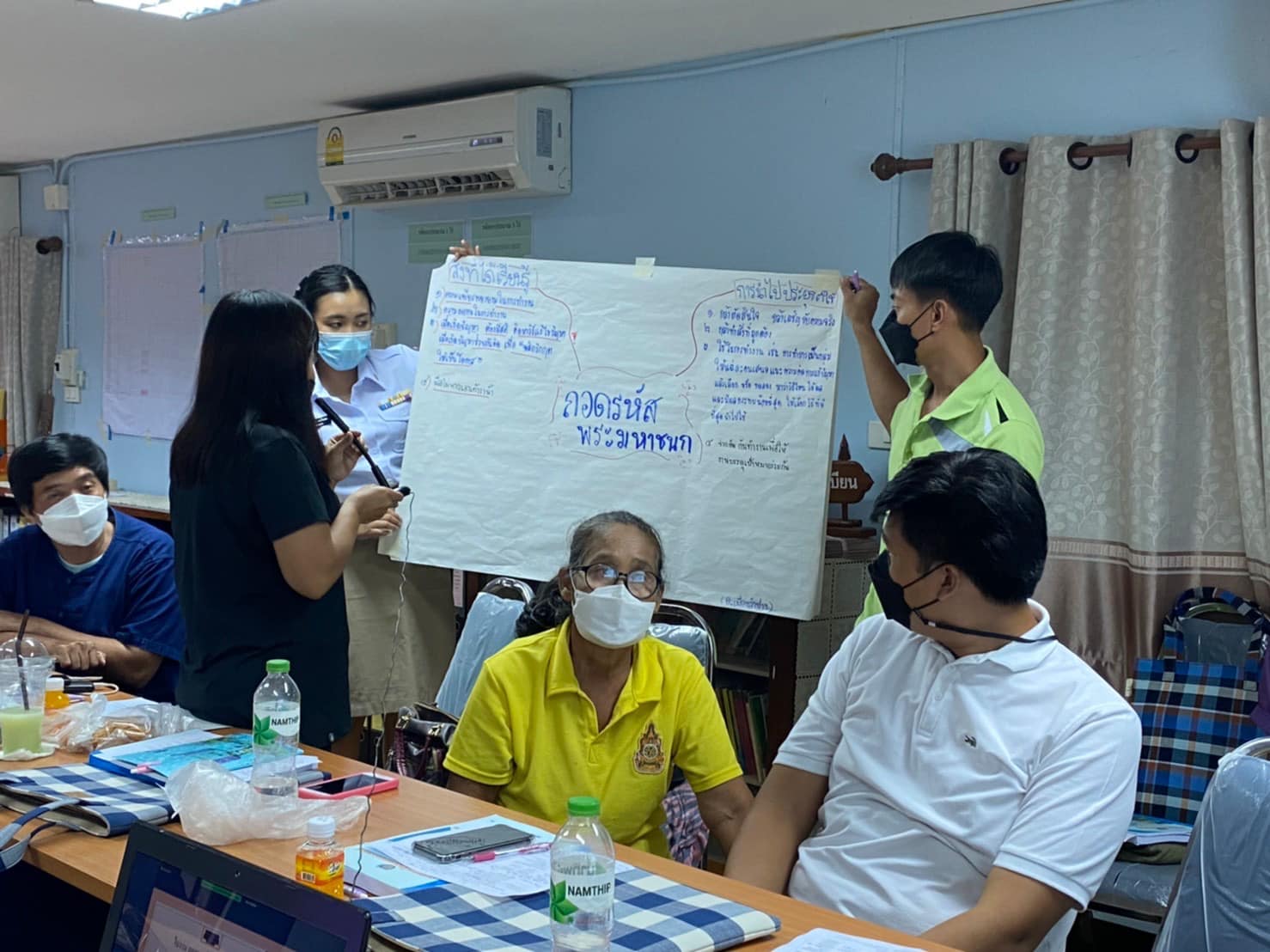 พช.ลำปาง ดำเนินการฝึกอบรมโครงการพัฒนาพื้นที่ต้นแบบการพัฒนาคุณภาพชีวิตตามหลักทฤษฎีใหม่ ประยุกต์สู่ โคก หนอง นา โมเดล กิจกรรมที่1 ฝึกอบรมเพิ่มทักษะระยะสั้นการพัฒนากสิกรรมสู่ระบบเศรษฐกิจพอเพียง รูปแบบโคก หนอง นาโมเดล ปีงบประมาณ พ.ศ. 2564