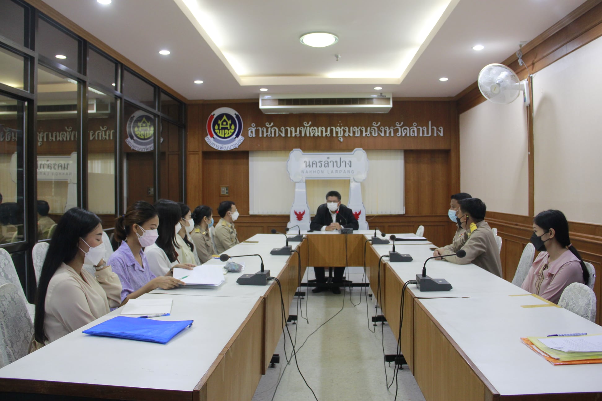 พัฒนาการจังหวัดลำปาง  ปฐมนิเทศข้าราชการที่ย้ายเข้ามาใหม่ และพนักงานราชการเฉพาะกิจ สังกัดกระทรวงมหาดไทย