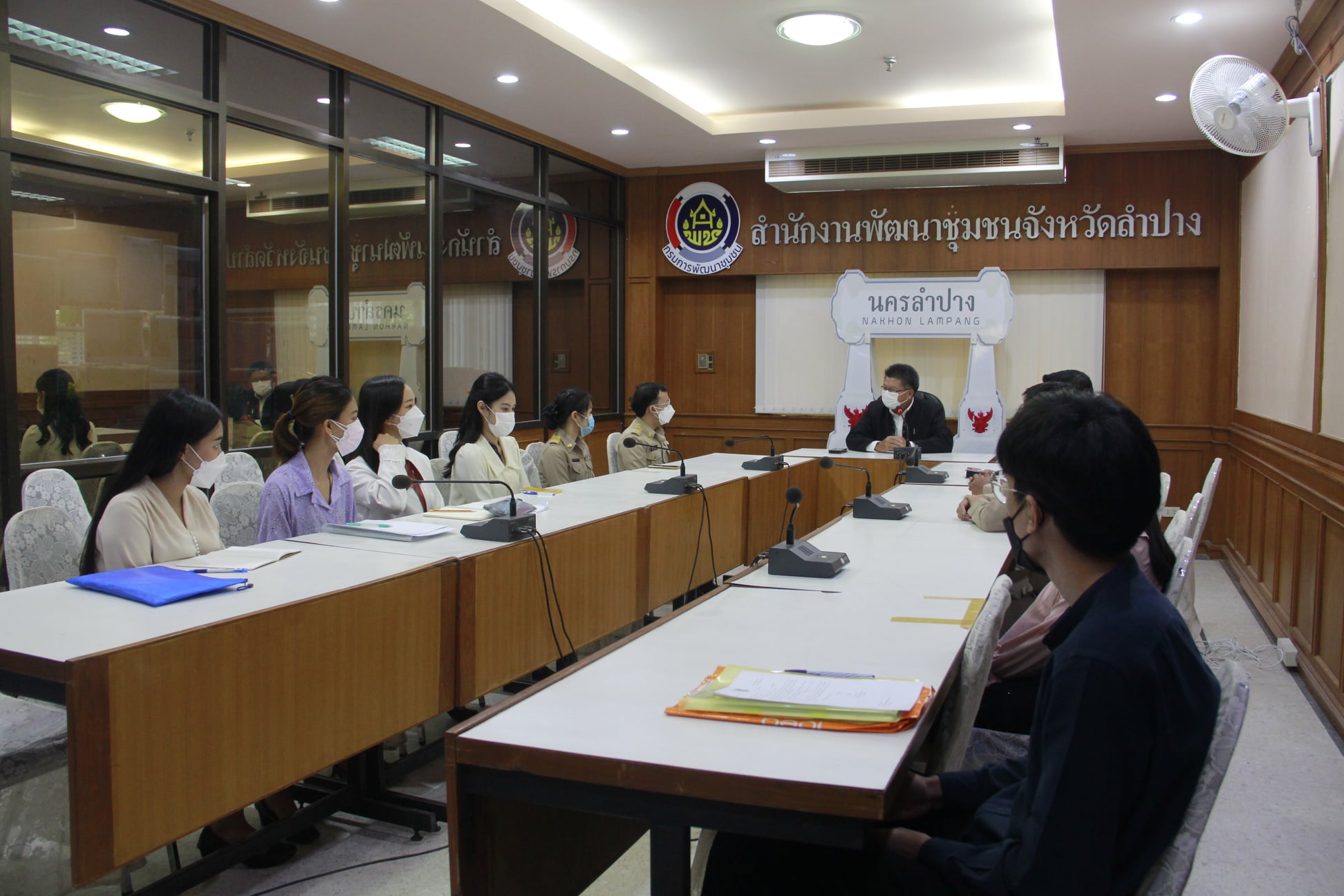 พัฒนาการจังหวัดลำปาง  ปฐมนิเทศข้าราชการที่ย้ายเข้ามาใหม่ และพนักงานราชการเฉพาะกิจ สังกัดกระทรวงมหาดไทย