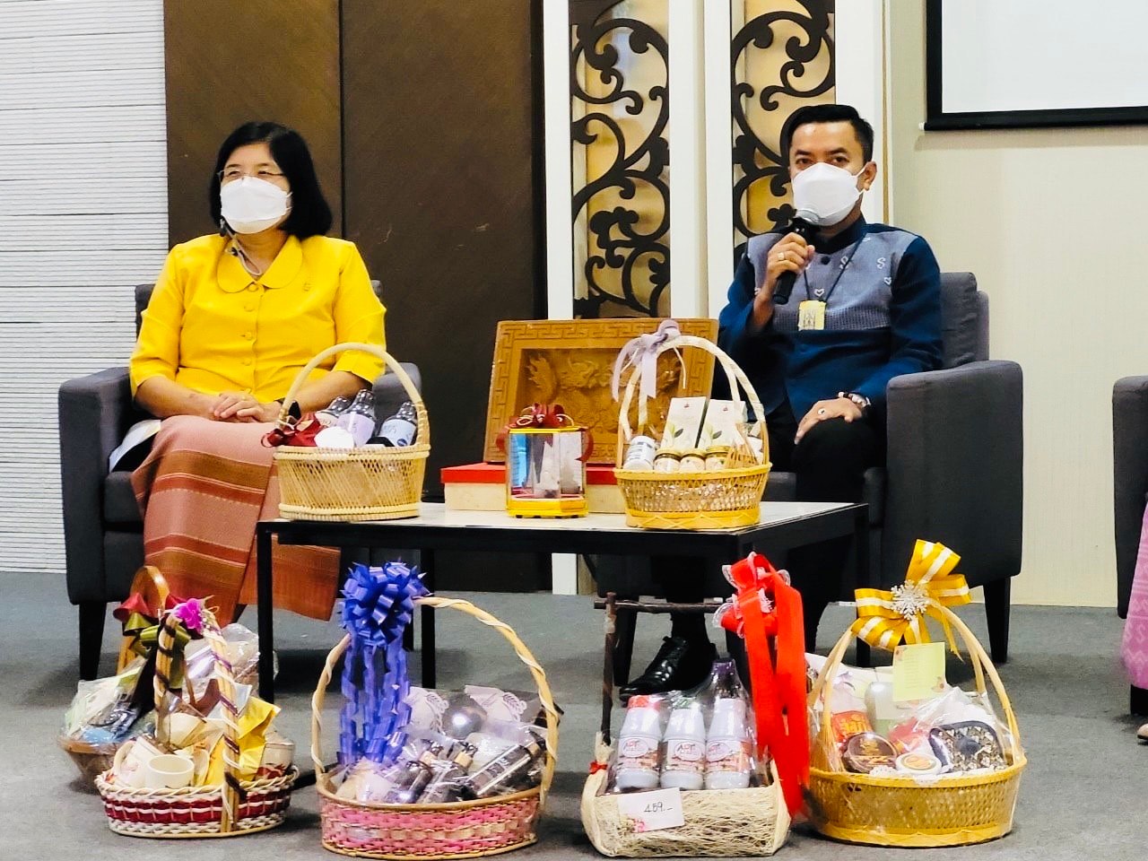 พช.ลำปาง  ร่วมแถลงข่าวนิทรรศการในงานฤดูหนาวและของดีนครลำปาง ประจำปี 2565