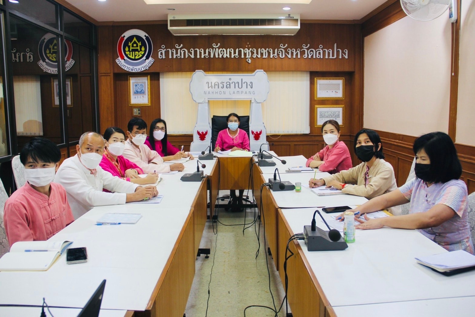 พช.ลำปาง    ร่วมประชุมรับการตรวจเยี่ยมส่วนราชการสังกัดกระทรวงมหาดไทยผ่านระบบ Zoom Cloud Meeting