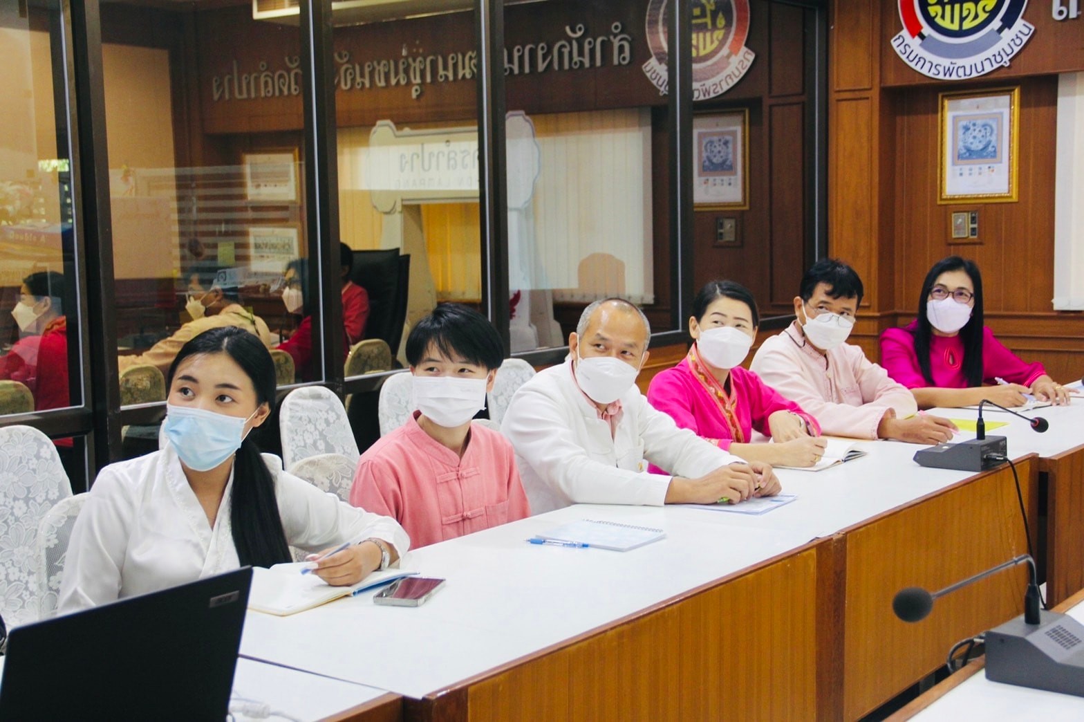 พช.ลำปาง    ร่วมประชุมรับการตรวจเยี่ยมส่วนราชการสังกัดกระทรวงมหาดไทยผ่านระบบ Zoom Cloud Meeting