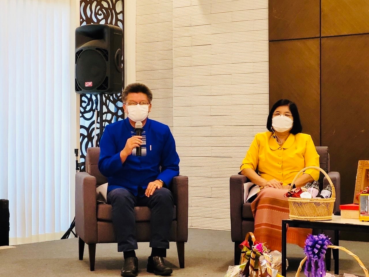 พช.ลำปาง  ร่วมแถลงข่าวนิทรรศการในงานฤดูหนาวและของดีนครลำปาง ประจำปี 2565
