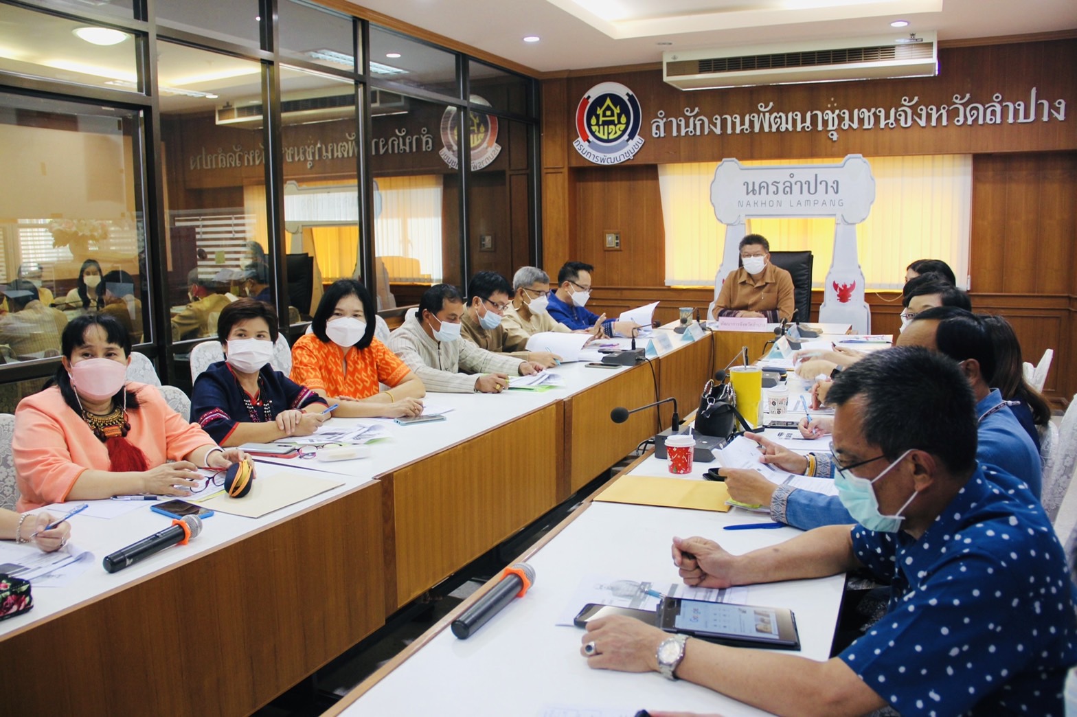 พช.ลำปาง  รับมอบนโยบายการขับเคลื่อนงานทุนชุมชน ปีงบประมาณ พ.ศ. 2565