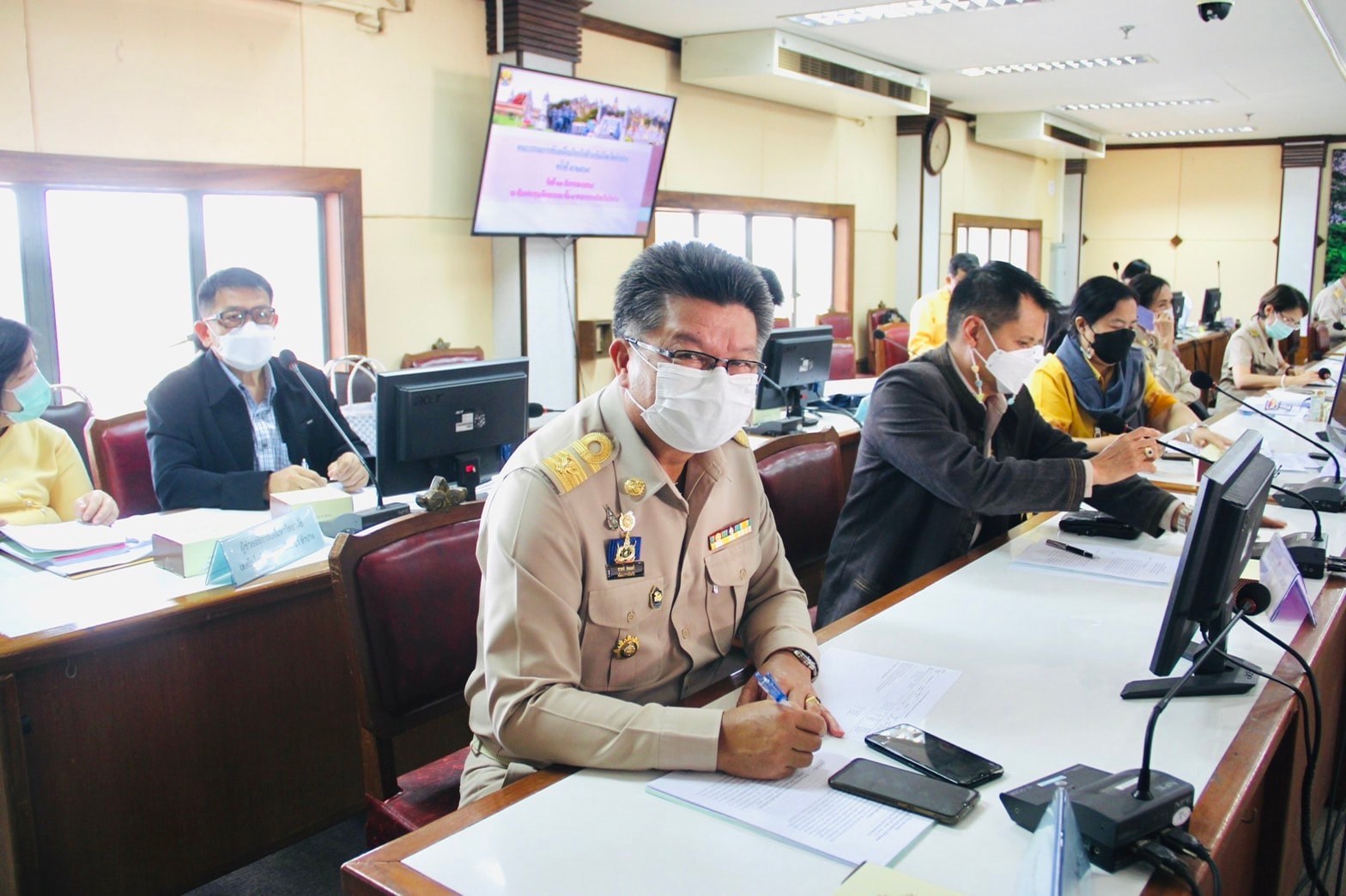 พข.ลำปาง  ร่วมประชุมคณะกรรมการขับเคลื่อนไทยไปด้วยกันระดับจังหวัด