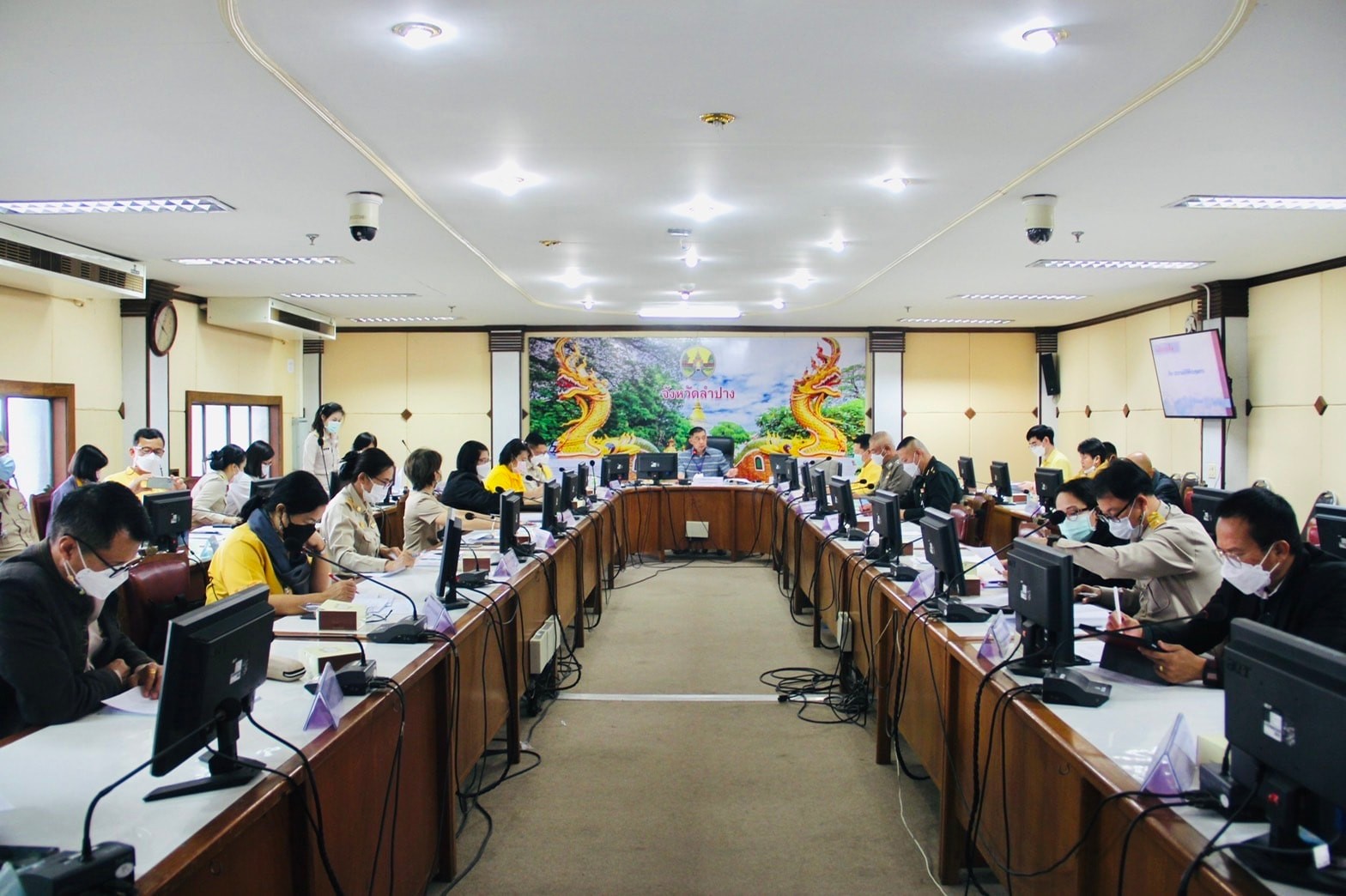 พข.ลำปาง  ร่วมประชุมคณะกรรมการขับเคลื่อนไทยไปด้วยกันระดับจังหวัด