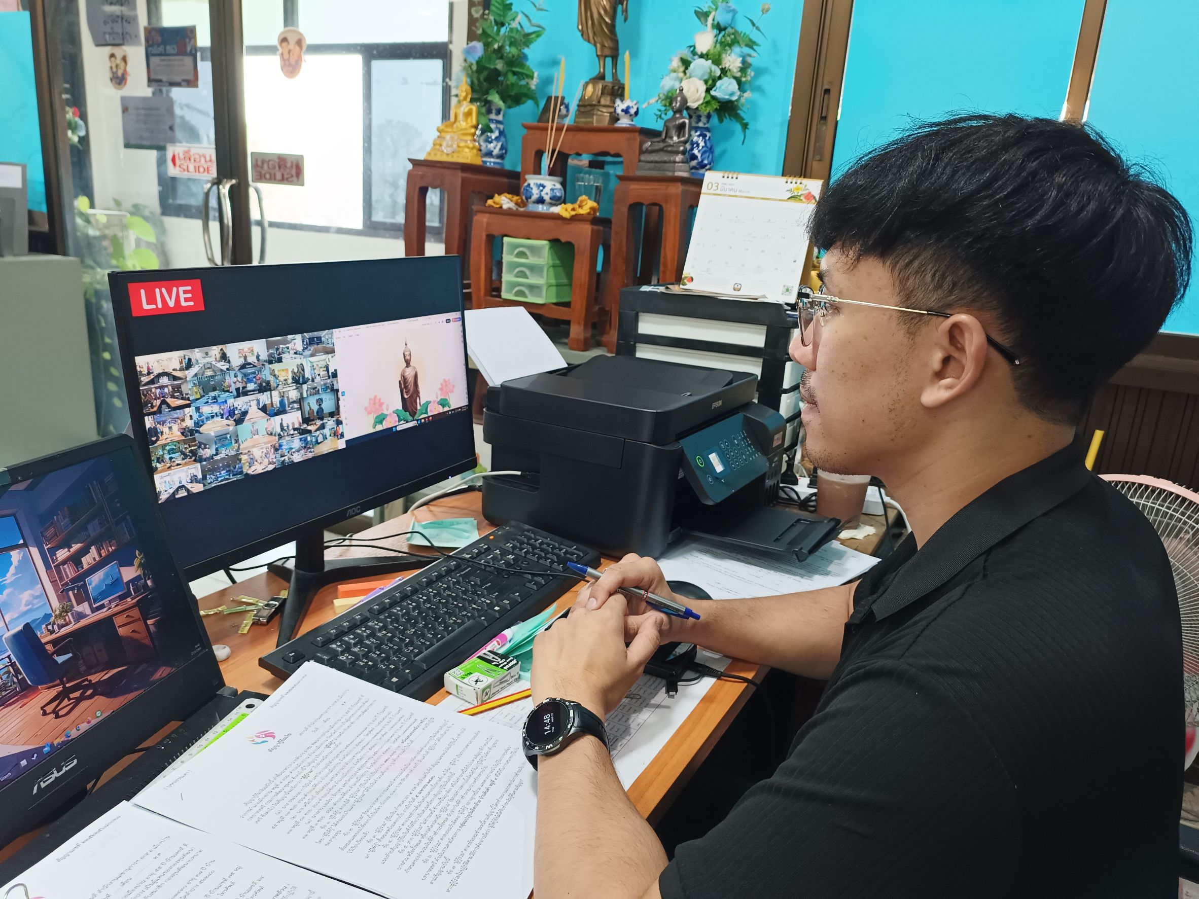 พช.ลำปาง ร่วมการประชุมกรมการพัฒนาชุมชน ครั้งที่ 3/2568 ผ่านระบบวิดีทัศน์ทางไกล (Video Conference)