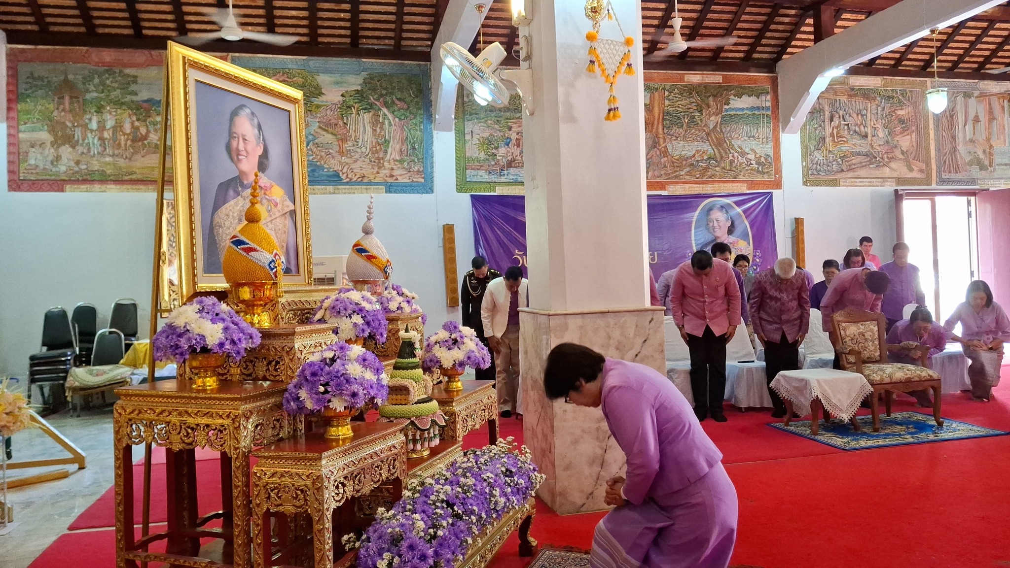 พช.ลำปาง ร่วมพิธีปลงผมนาค ผู้เข้าร่วมบรรพชาสามเณรโครงการเสริมสร้างคุณธรรมจริยธรรม ค่านิยมและความเป็นไทย ประจำปีงบประมาณ พ.ศ. 2568