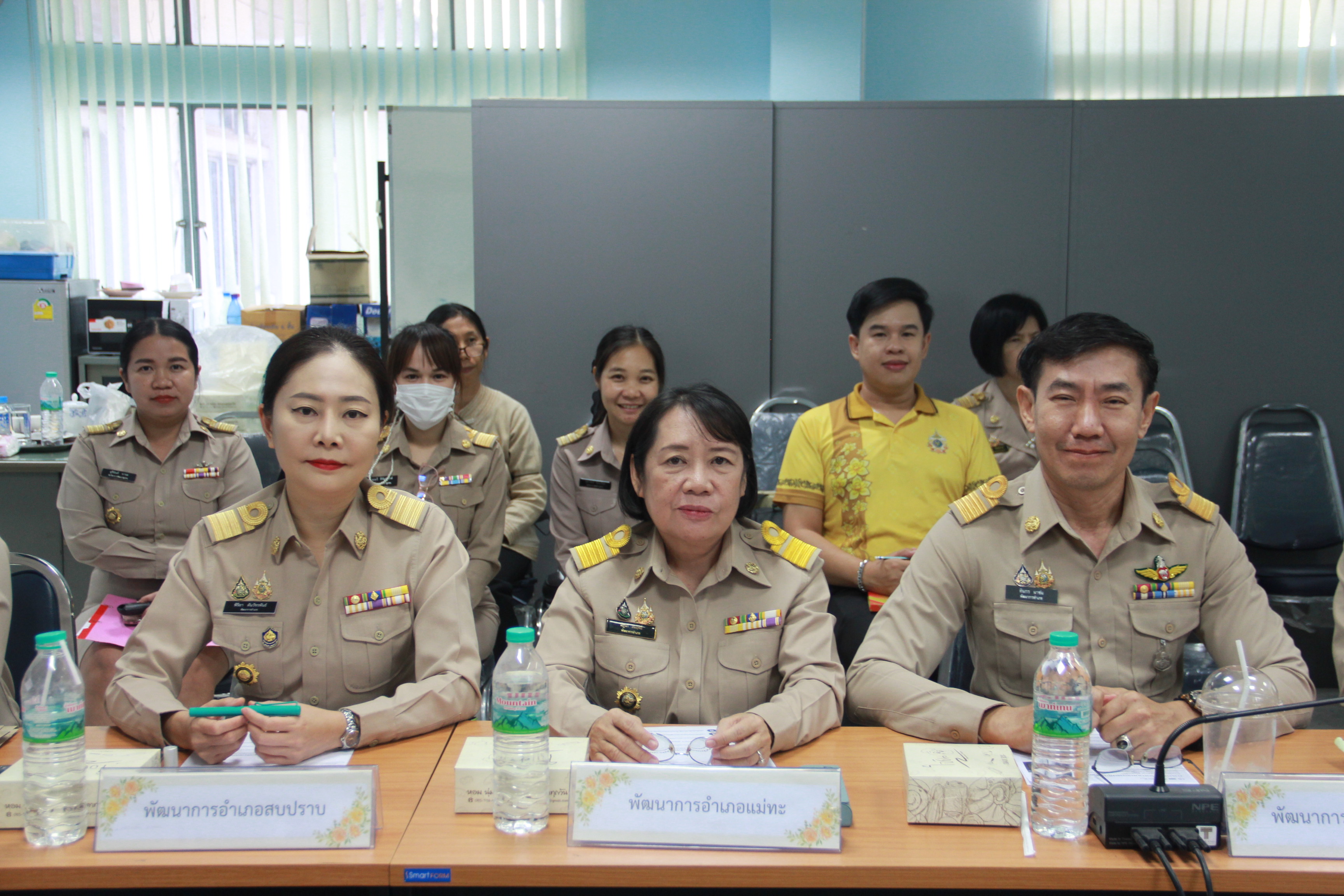 พช. ลำปาง รับการตรวจติดตามสนับสนุนการปฏิบัติราชการ ตามนโยบายของรัฐบาล ภารกิจเร่งด่วนของกระทรวงมหาดไทย ยุทธศาสตร์กรมการพัฒนาชุมชน ตามประเด็นการตรวจราชการ ประจำเดือนเมษายน 2568 จังหวัดลำปาง