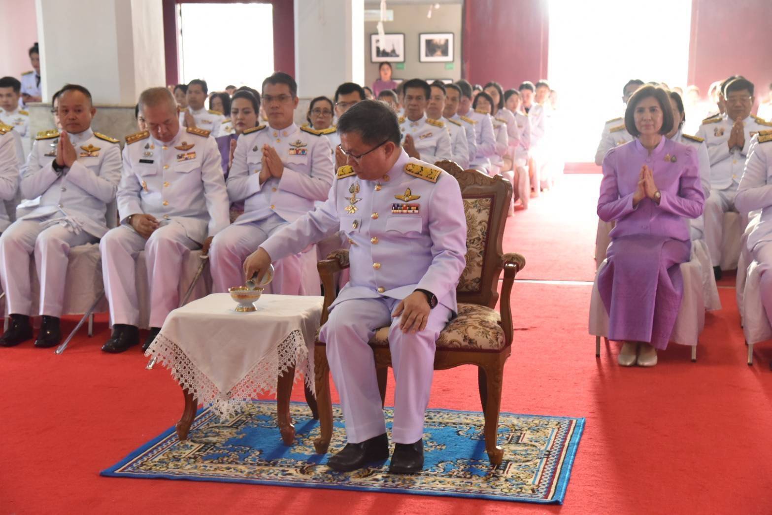 พช.ลำปาง ร่วมพิธีเจริญพระพุทธมนต์ถวายพระราชกุศลเฉลิมพระเกียรติ สมเด็จพระกนิษฐาธิราชเจ้า กรมสมเด็จพระเทพรัตนราชสุดาฯ สยามบรมราชกุมารี เนื่องในโอกาสวันคล้ายวันพระราชสมภพ 2 เมษายน