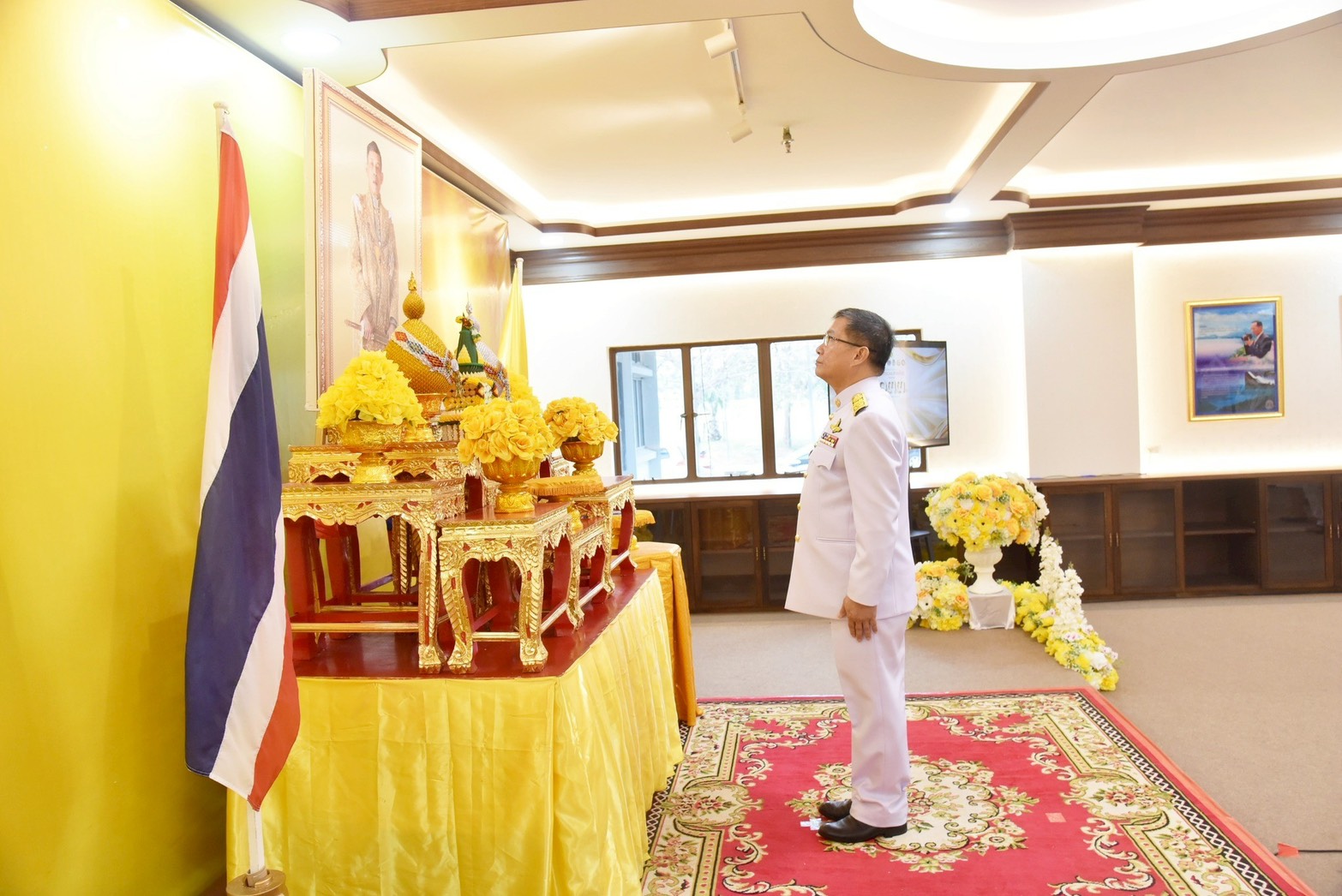 พช.ลำปาง ร่วมพิธีรับเหรียญที่ระลึกพระราชทานฯ เนื่องในวันข้าราชการพลเรือนและวันคล้ายวันสถาปนากระทรวงมหาดไทย ครบรอบ 133 ปี