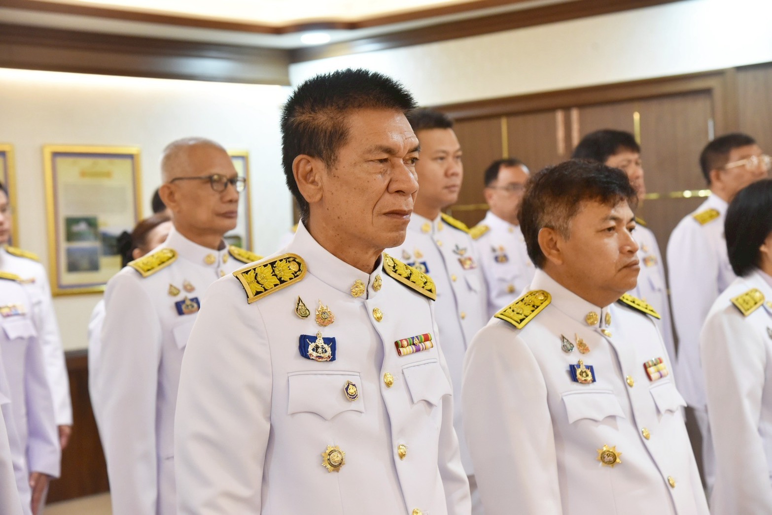 พช.ลำปาง ร่วมพิธีรับเหรียญที่ระลึกพระราชทานฯ เนื่องในวันข้าราชการพลเรือนและวันคล้ายวันสถาปนากระทรวงมหาดไทย ครบรอบ 133 ปี