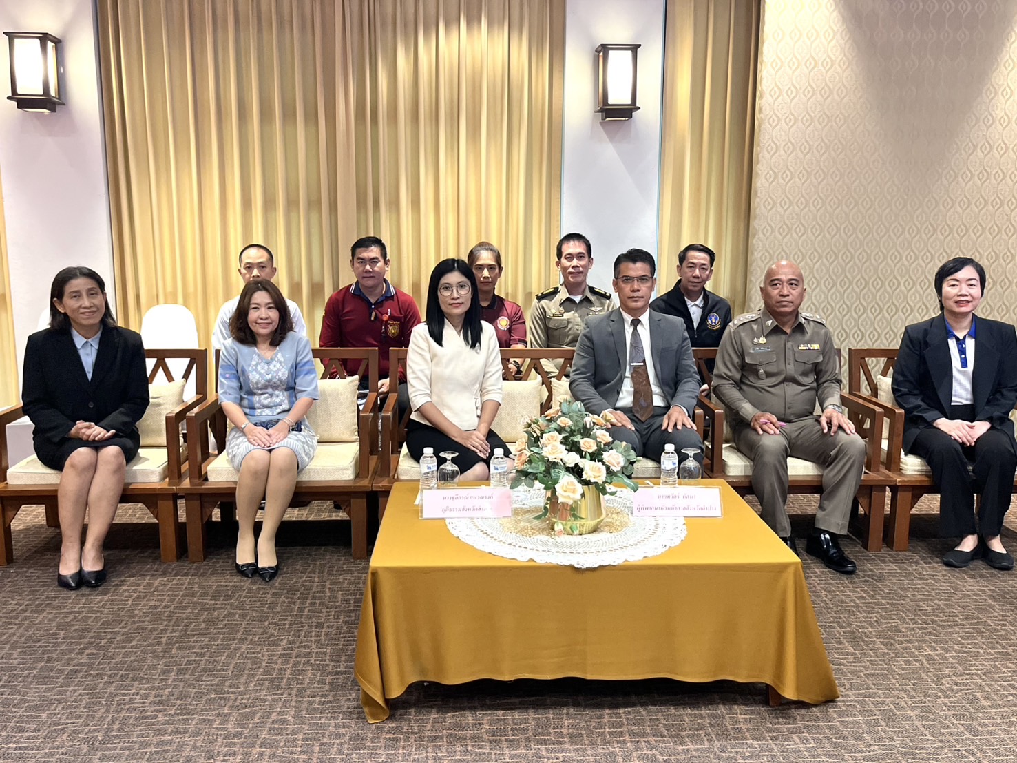 พช.ลำปาง : ร่วมพิธีเปิดประชุมเชิงปฏิบัติการกำหนดแนวทางการบูรณาการไกล่เกลี่ยข้อพิพาทภาคประชาชนกับองค์กรปกครองส่วนท้องถิ่นจังหวัดลำปาง