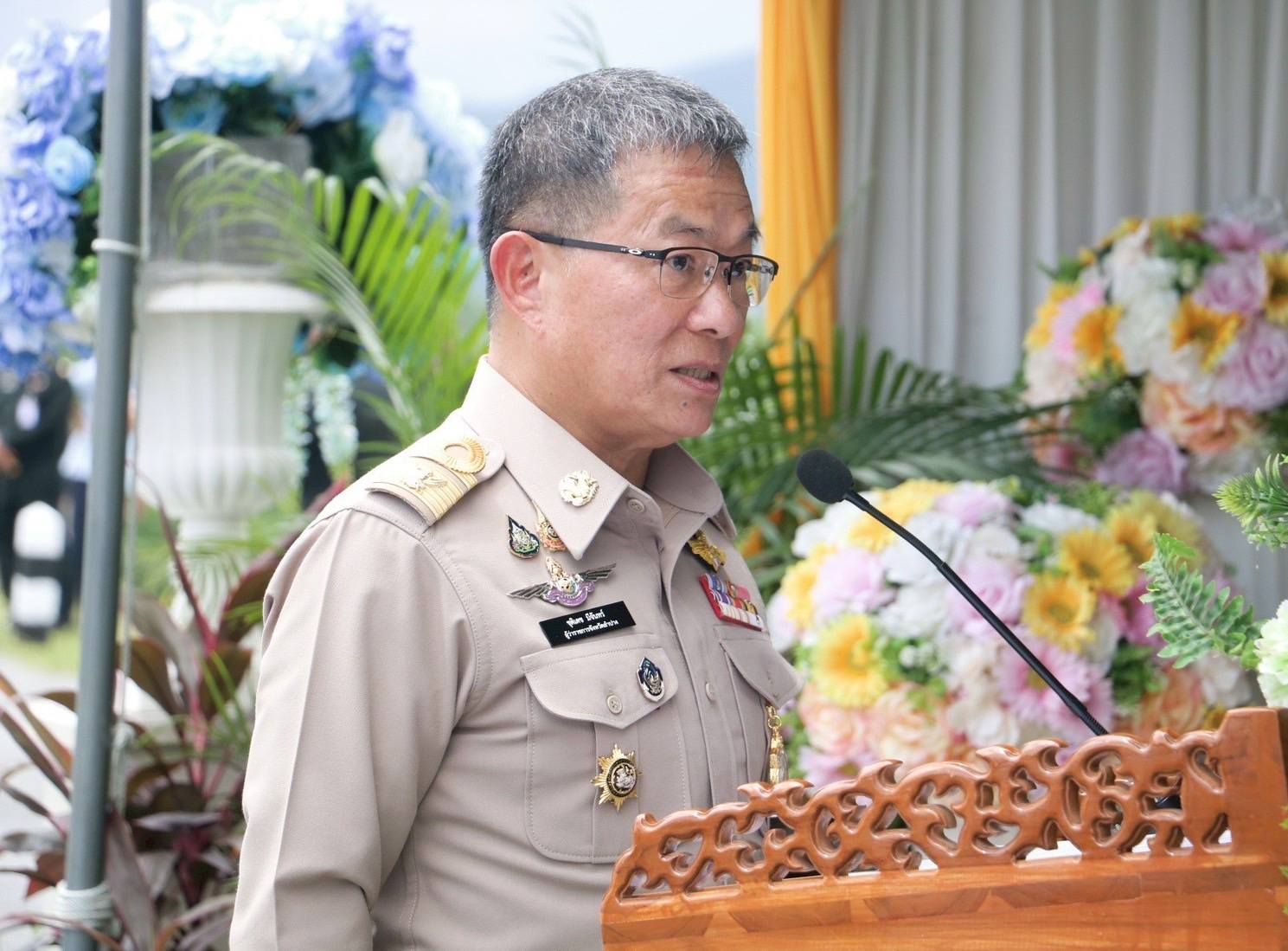 จังหวัดลำปาง ร่วมให้การต้อนรับองคมนตรี ติดตามผลการดำเนินงานโครงการพัฒนาแหล่งน้ำอันเนื่องมาจากพระราชดำริ ในพระบาทสมเด็จพระเจ้าอยู่หัว พื้นที่จังหวัดลำปาง
