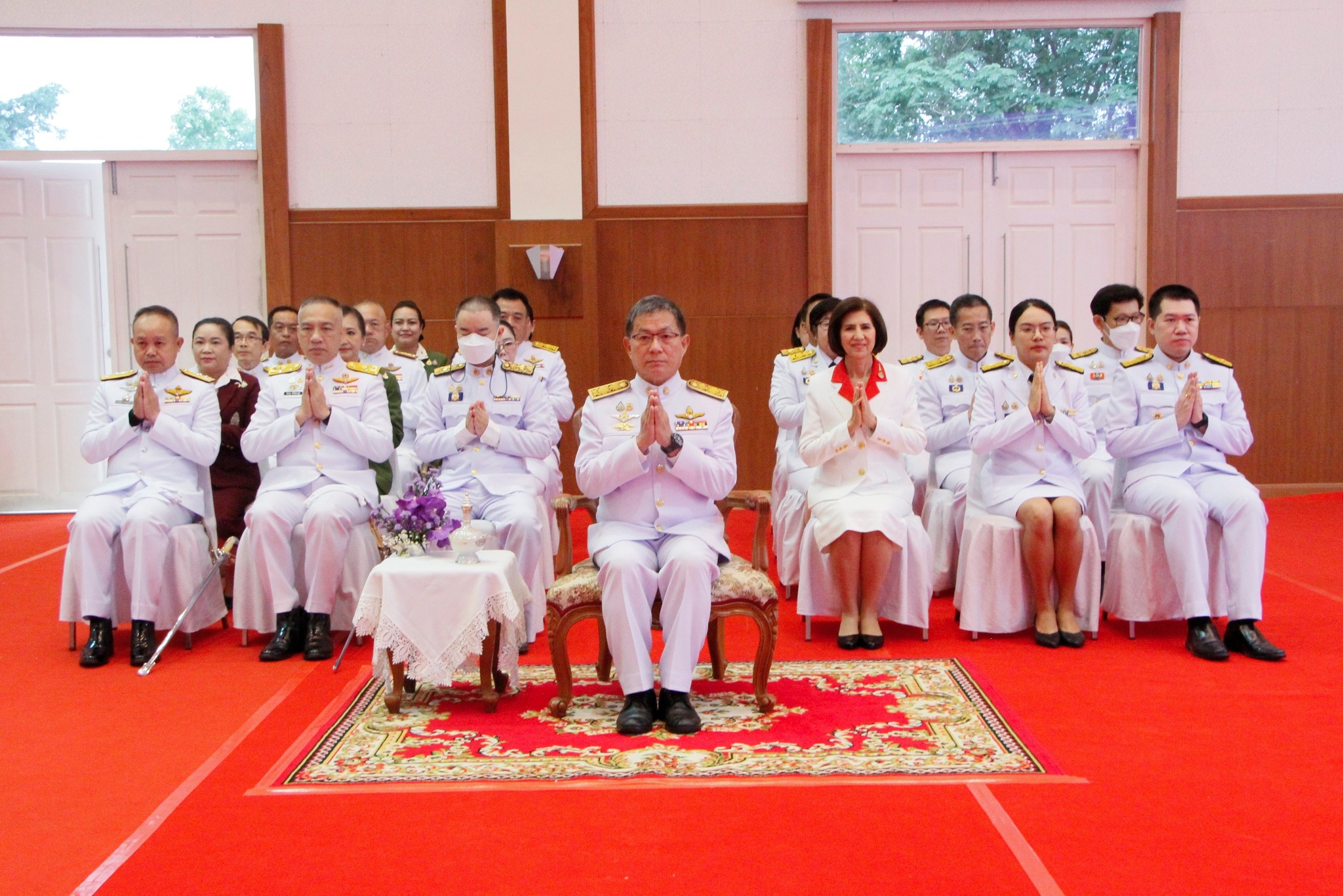 พช.ลำปาง ร่วมพิธีทำบุญตักบาตร และเจริญพระพุทธมนต์ถวายพระราชกุศล เนื่องในโอกาสวันเฉลิมพระชนมพรรษา สมเด็จพระนางเจ้าฯ พระบรมราชินี