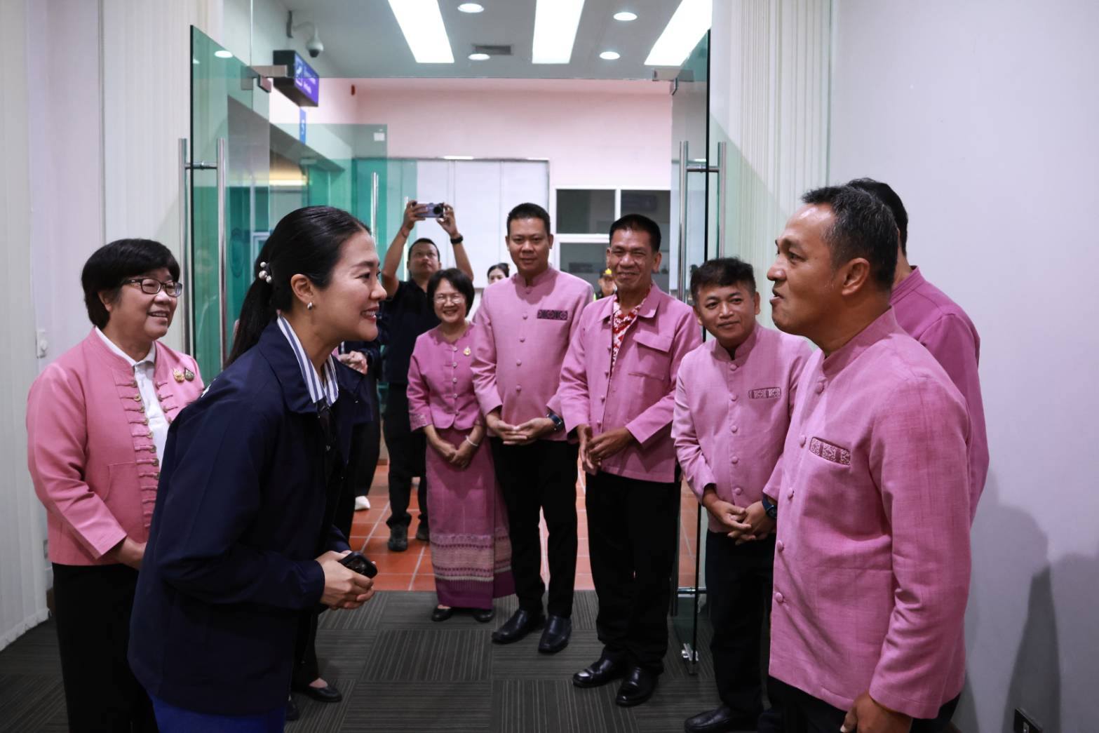 พช.ลำปาง ร่วมให้การต้อนรับรัฐมนตรีช่วยว่าการกระทรวงมหาดไทย และคณะ