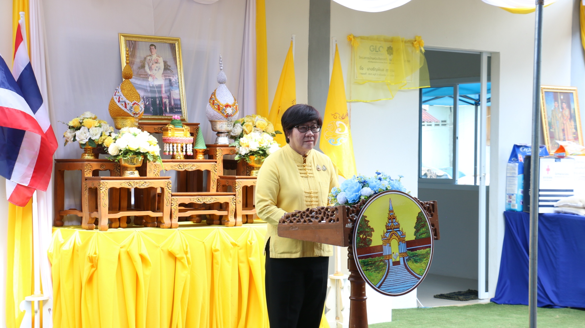 พช.ลำปาง จัดพิธีมอบบ้านตามโครงการบ้านห่วงใยจากใจ GLO ประจำปี 2568