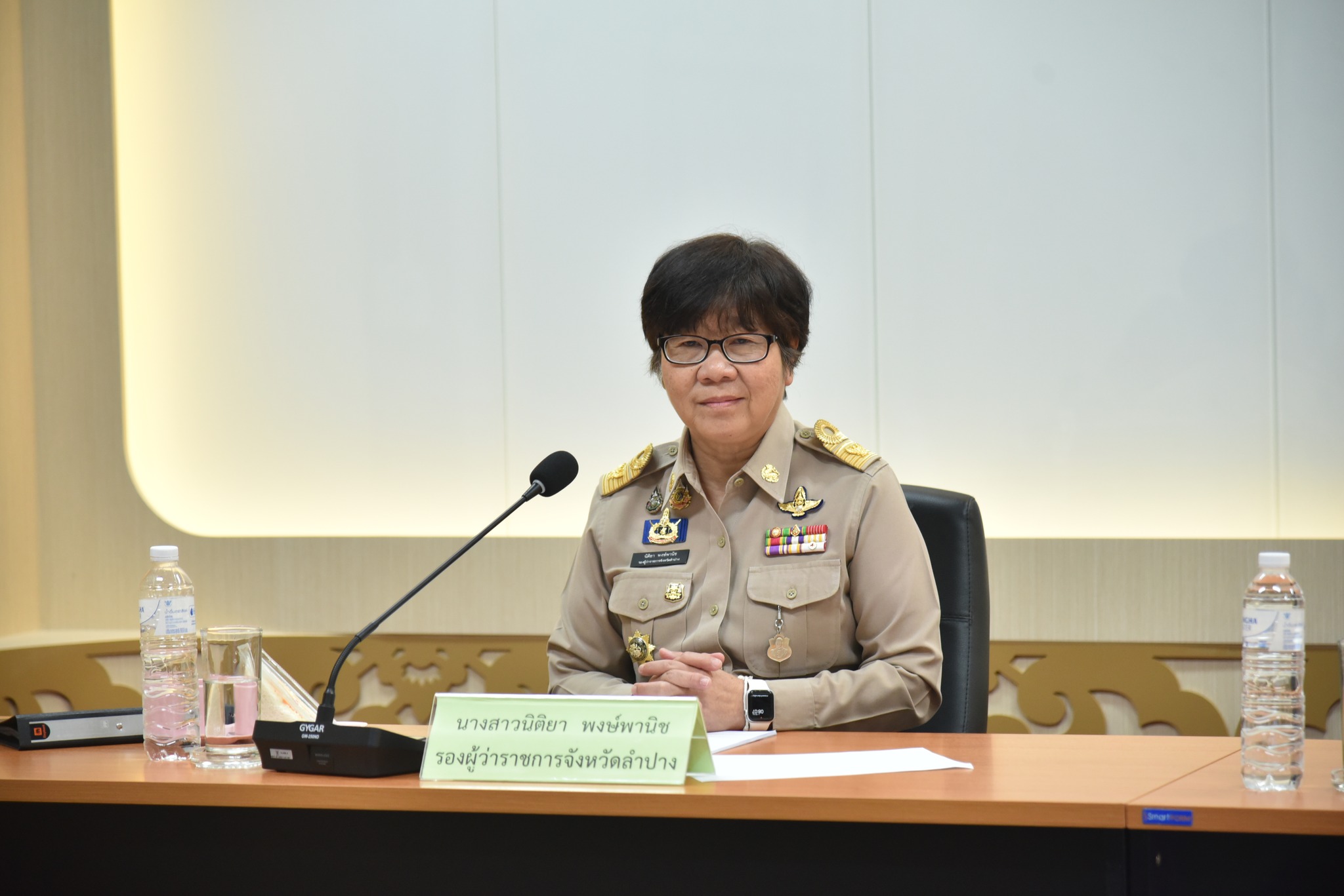 พช.ลำปาง ประชุมนายอำเภอ หัวหน้าส่วนราชการและรัฐวิสาหกิจในสังกัดกระทรวงมหาดไทย ประจำเดือนมิถุนายน 2568