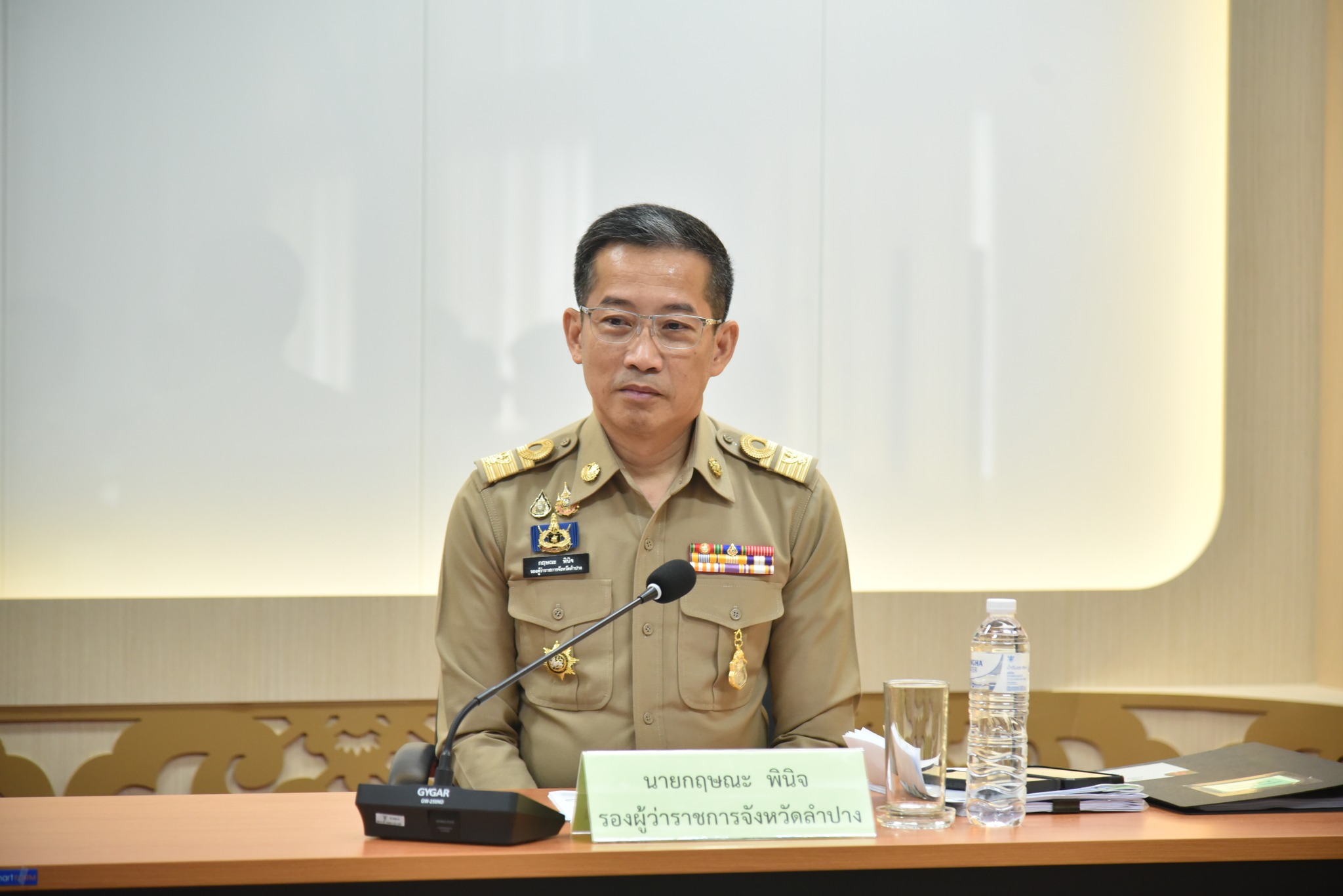 พช.ลำปาง ประชุมนายอำเภอ หัวหน้าส่วนราชการและรัฐวิสาหกิจในสังกัดกระทรวงมหาดไทย ประจำเดือนมิถุนายน 2568