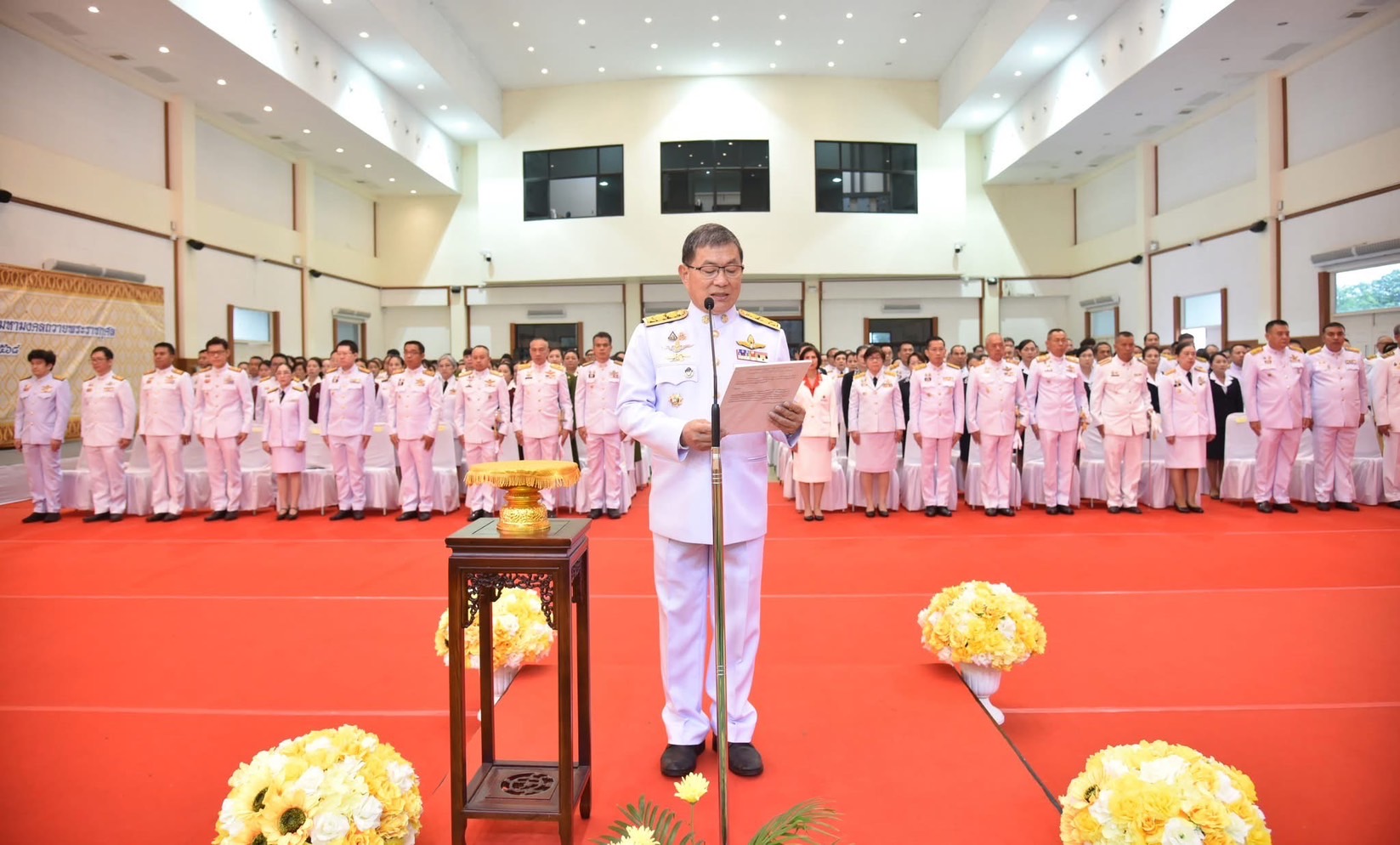 พช.ลำปาง ร่วมพิธีถวายสัตย์ปฏิญาณเพื่อเป็นข้าราชการที่ดีและพลังของแผ่นดิน