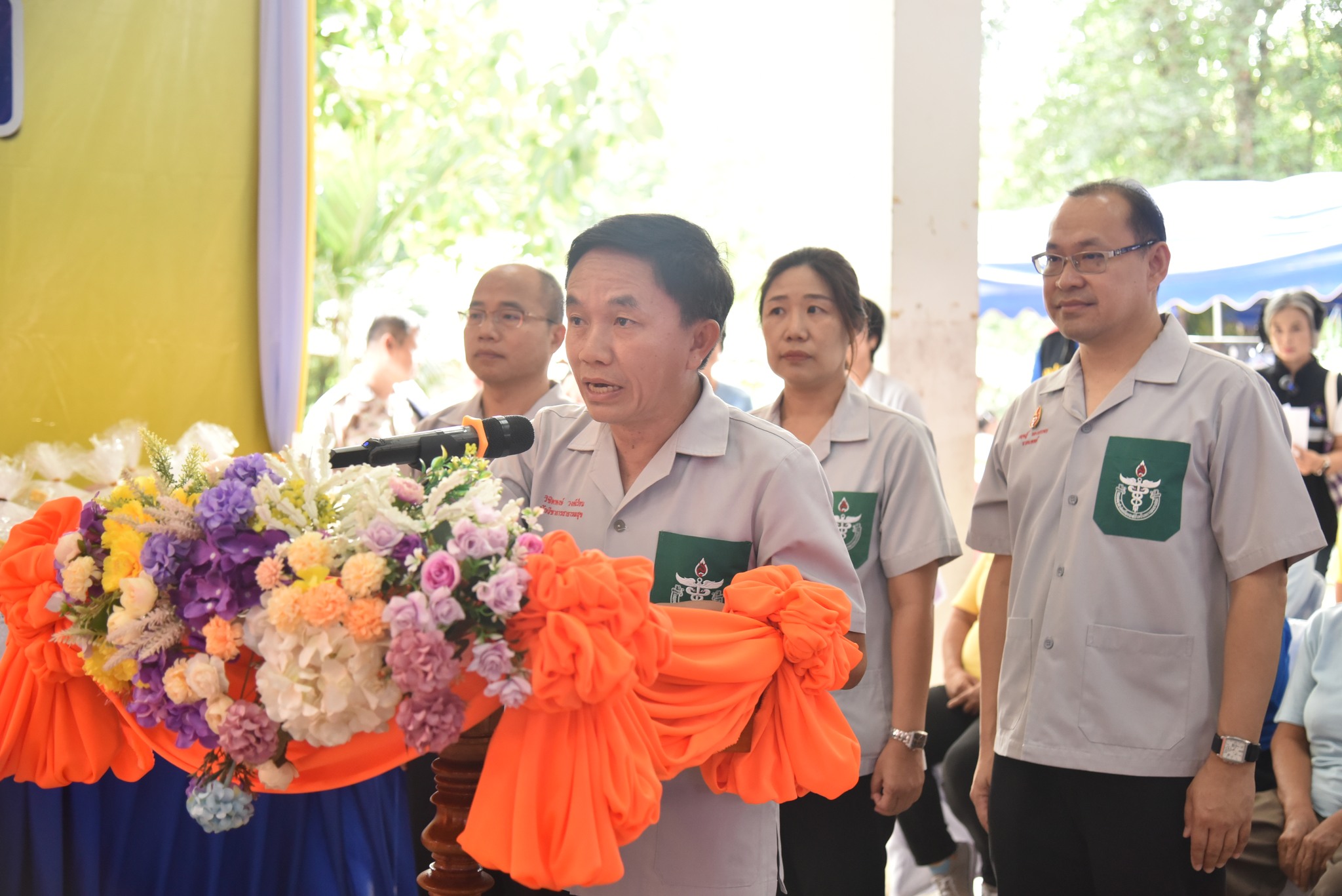 พช.ลำปาง ร่วมกิจกรรมหน่วยแพทย์เคลื่อนที่ พอ.สว. และหน่วยทันตกรรมเคลื่อนที่ เพื่อประชาชนด้อยโอกาส บูรณาการร่วมกับโครงการจังหวัดลำปางเคลื่อนที่ ประจำปีงบประมาณ พ.ศ. 2568 พื้นที่ อ.เสริมงาม จ.ลำปาง