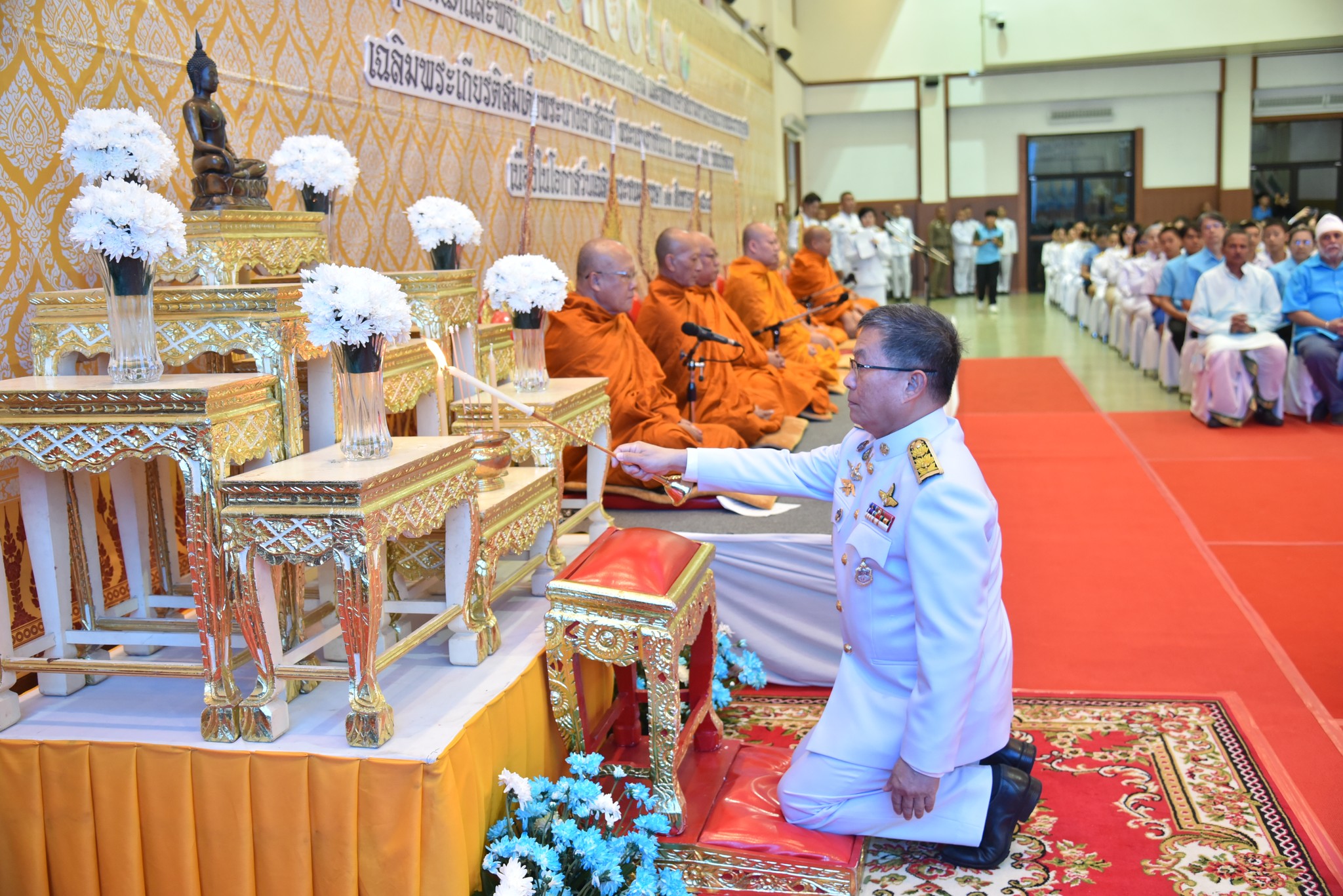 พช.ลำปาง ร่วมพิธีเจริญพระพุทธมนต์และทำบุญตักบาตรถวายพระราชกุศล และพิธี 5 ศาสนามหามงคล เฉลิมพระเกียรติสมเด็จพระนางเจ้าสิริกิติ์ พระบรมราชินีนาถ พระบรมราชชนนีพันปีหลวง เนื่องในโอกาสวันเฉลิมพระชนมพรรษา 12 สิงหาคม 2568