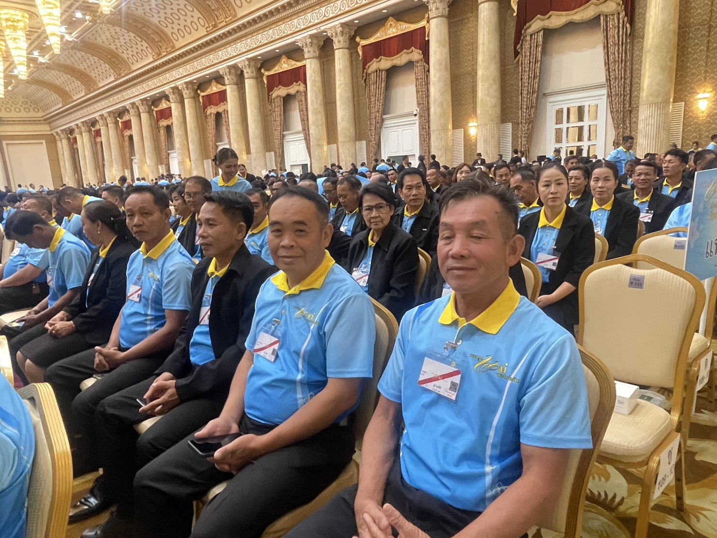 จังหวัดลำปาง : ผู้ว่าราชการจังหวัดลำปาง เฝ้ารับเสด็จสมเด็จพระนางเจ้าฯ พระบรมราชินี ในโอกาสเสด็จฯ แทนพระองค์ พระราชทานเงินขวัญถุงกองทุนแม่ของแผ่นดิน ประจำปี 2568